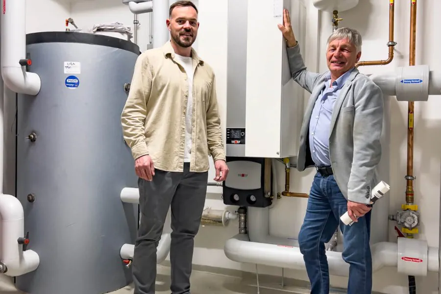 Übergabe der Haustechnik im Dorfgemeinschaftshaus